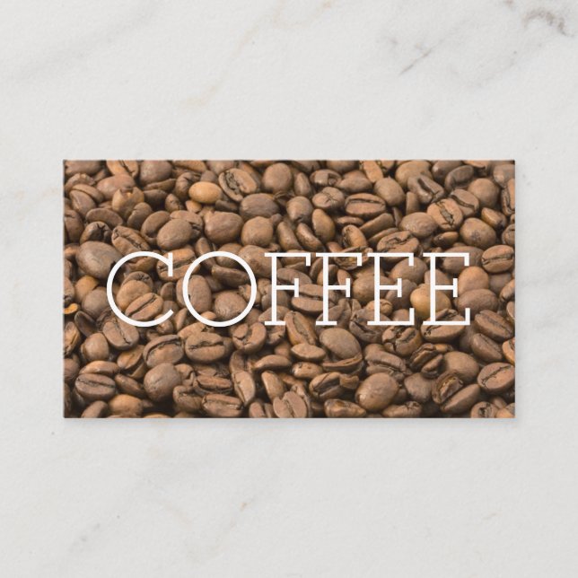 Beans Simple Big Word Coffee Loyalty (Front)