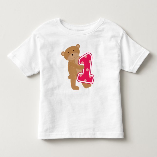 Bear 1st Birthday T-shirts and Gifts (Front)
