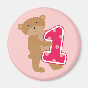 Bear 1st Birthday T-shirts and Gifts Magnet