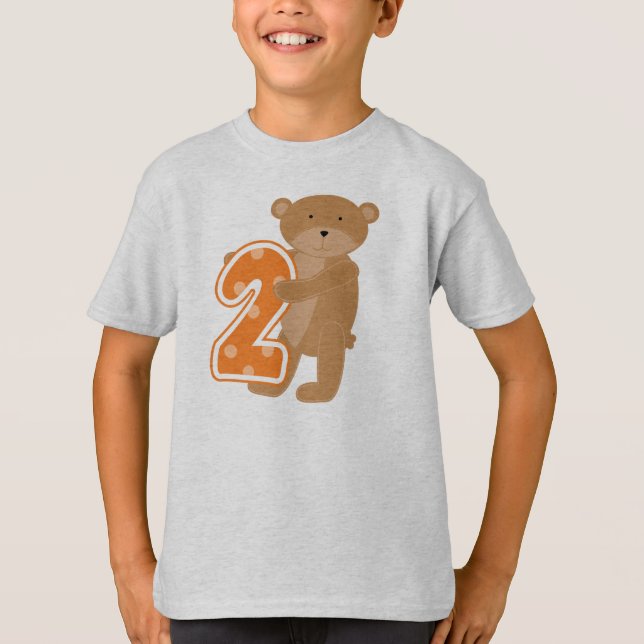 Bear 2nd Birthday T shirts and Gifts (Front)