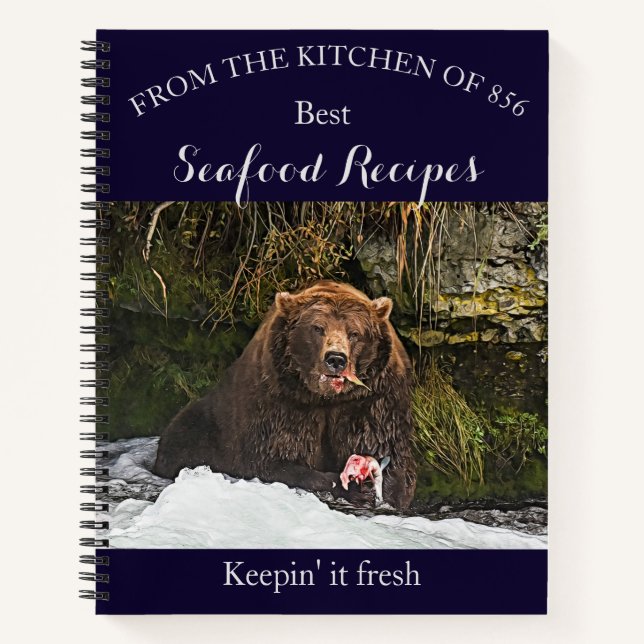 Bear 856 Blank Notebook (Front)