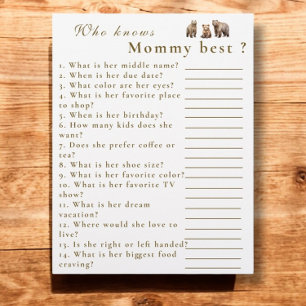 Bear Adventure Mountains Who Knows Mummy Best Flyer