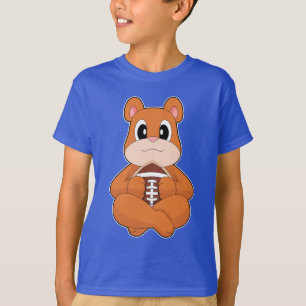 Bear American Football T-Shirt