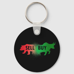 Bear and Bull Key Ring