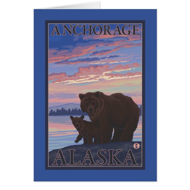 Bear and Cub - Anchorage, Alaska (Front)