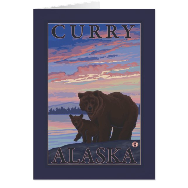 Bear and Cub - Curry, Alaska (Front)