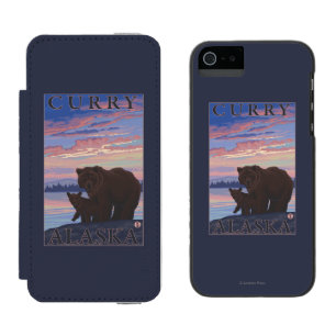 Bear and Cub - Curry, Alaska Incipio Watson™ iPhone 5 Wallet Case