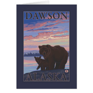 Bear and Cub - Dawson, Alaska
