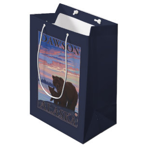 Bear and Cub - Dawson, Alaska Medium Gift Bag