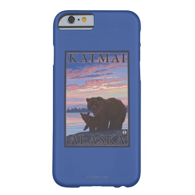Bear and Cub - Katmai, Alaska Case-Mate iPhone Case (Back)