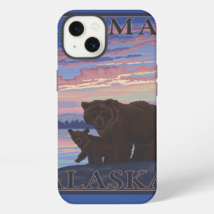 Bear and Cub - Katmai, Alaska iPhone 13 Case
