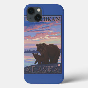 Bear and Cub - Ketchikan, Alaska iPhone 13 Case