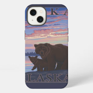 Bear and Cub - Sitka, Alaska iPhone 13 Case