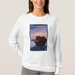 Bear and Cub - West Yellowstone, Montana T-Shirt