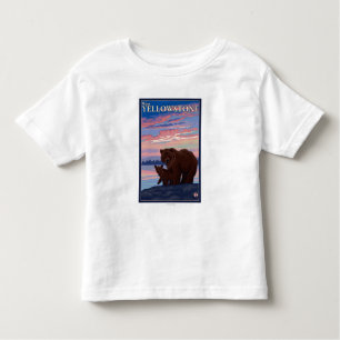 Bear and Cub - West Yellowstone, Montana Toddler T-Shirt