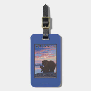 Bear and Cub - Wrangell, Alaska Luggage Tag