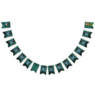 Bear and Fox Birthday Party Bunting