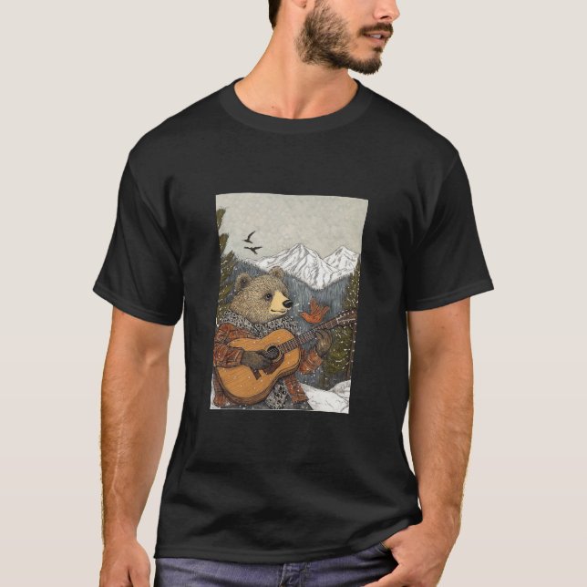 Bear and his guitar T-Shirt (Front)