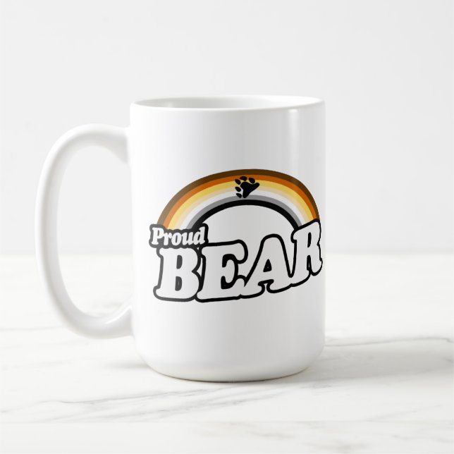 Bear and Proud Coffee Mug (Left)