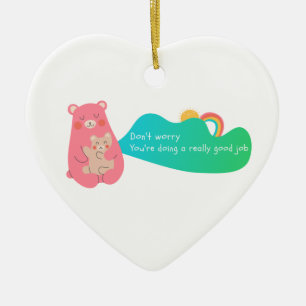 bear/animal Ceramic Ornament