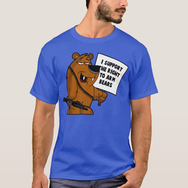 Bear arms Grizzly Bear T-Shirt (Front)