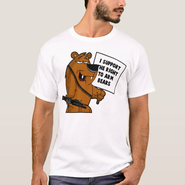 Bear arms Grizzly Bear T-Shirt (Front)