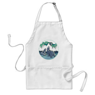 Bear Art BB-Q Apron Native Wildlife Art Apron