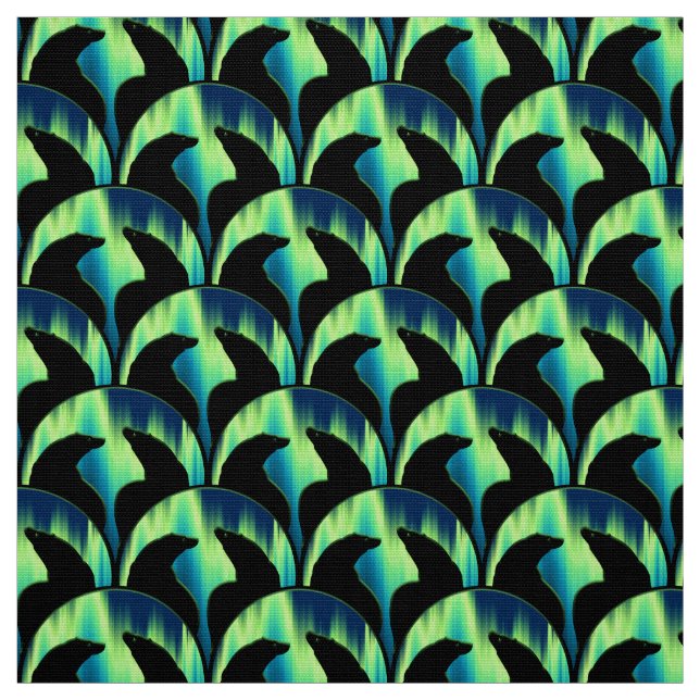 Bear Art Fabric Aurora Bear Art Fabric (Swatch)