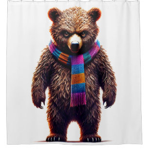 Bear Art Shower Curtain