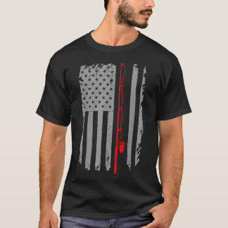 Bear as Angler with Fish T-Shirt