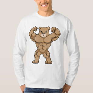 Bear as Bodybuilder with big Muscles T-Shirt