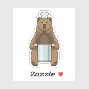 Bear as Cook with Cooking pot
