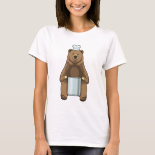 Bear as Cook with Cooking pot T-Shirt