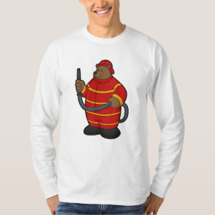 Bear as Firefighter with Hose T-Shirt