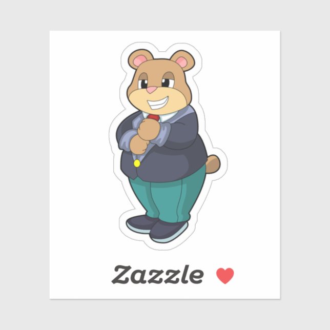 Bear as Groom with Suit (Sheet)