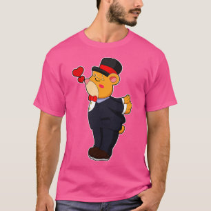 Bear as Groom with Suit Hat T-Shirt