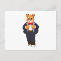 Bear as Groom with Suit