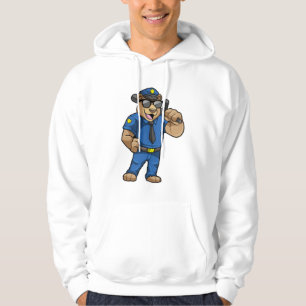 Bear as Police officer with Police uniform Hoodie