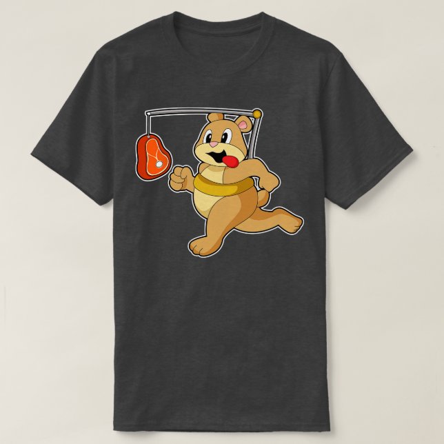 Bear As Runner  T-Shirt (Design Front)