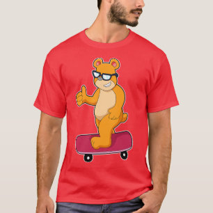 Bear as Skater with Skateboard 1 T-Shirt