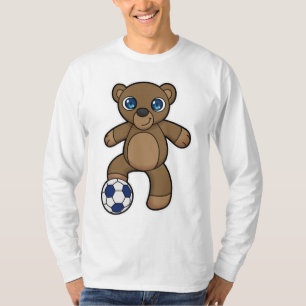 Bear as Soccer player with Soccer ball T-Shirt