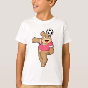 Bear as Soccer player with Soccer.PNG T-Shirt