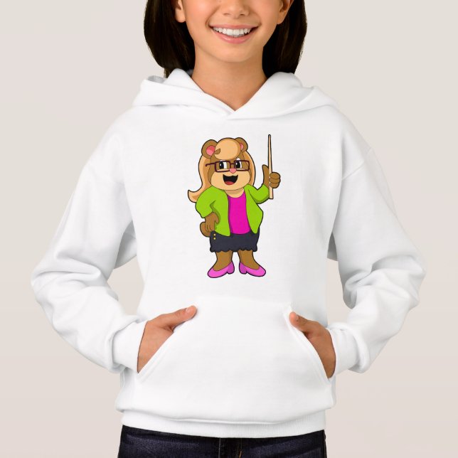 Bear as Teacher with Glasses (Front)