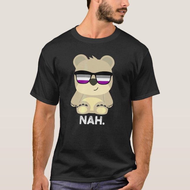 Bear Asexual Pride Ace T-Shirt (Front)