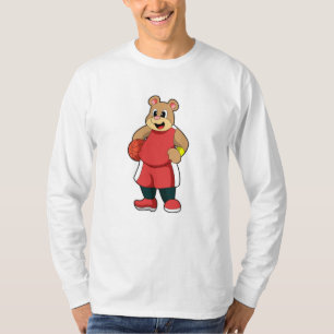 Bear at Basketball Sports T-Shirt