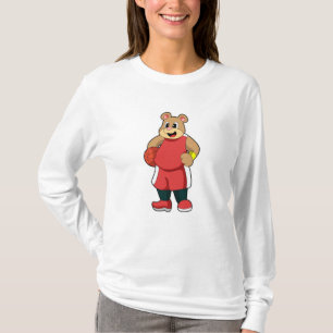 Bear at Basketball Sports T-Shirt