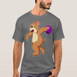 Bear at Bowling with Bowling ball 1 T-Shirt