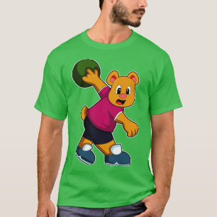 Bear at Bowling with Bowling ball 2 T-Shirt