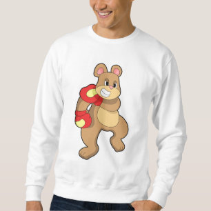 Bear at Boxing with Boxing gloves Sweatshirt