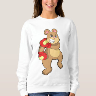 Bear at Boxing with Boxing gloves Sweatshirt